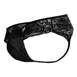 CandyMan String Dentelle Teolt Noir